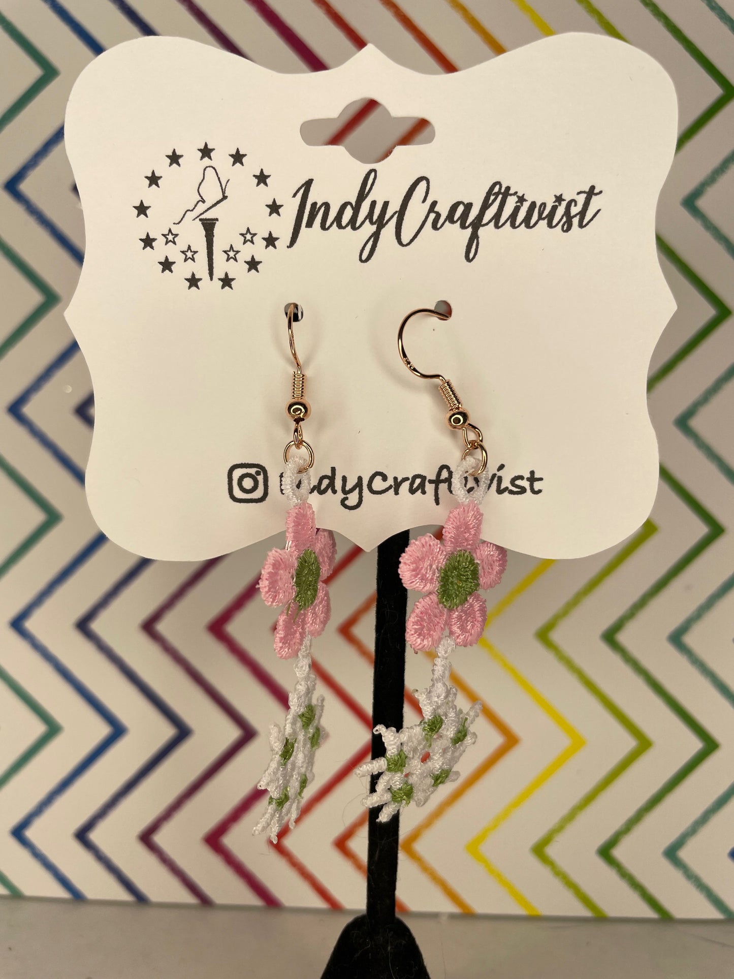 Daisy Flowers Bunch Earrings