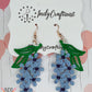 Made-To-Order Bluebonnet Flower Earrings