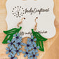 Made-To-Order Bluebonnet Flower Earrings