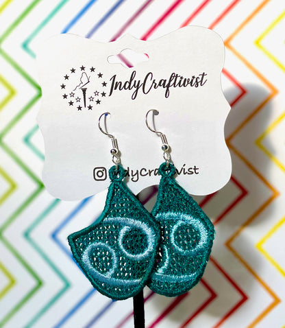 Cancer Earrings