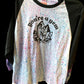Adult Large 3/4 Sleeve Tie Dye T-shirt