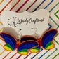 Made-To-Order Rainbow Butterfly Earrings