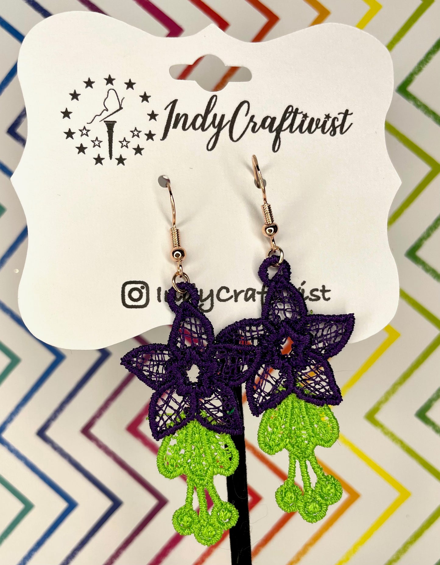 Star Flower Earrings