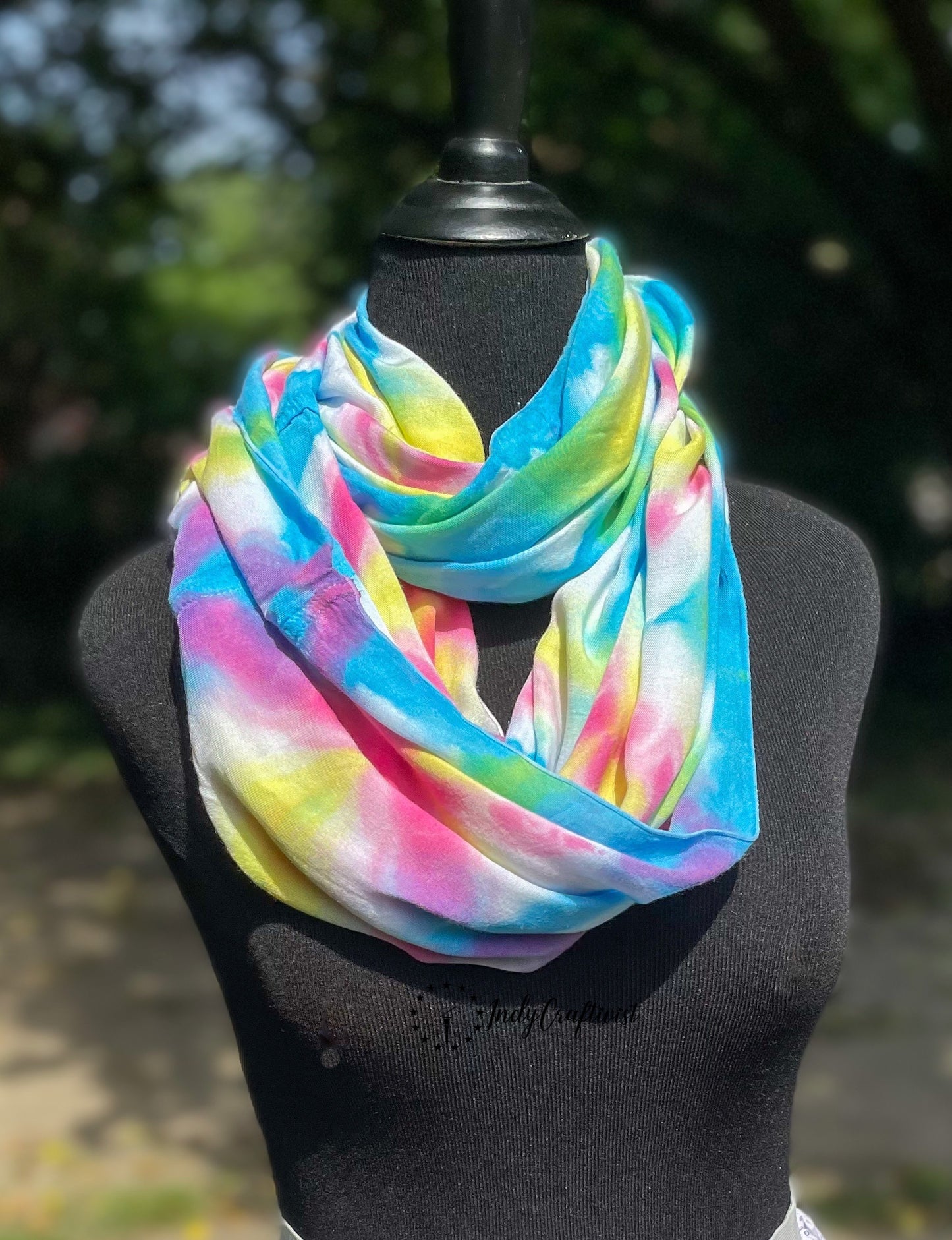 Tie Dyed Infinity Scarf