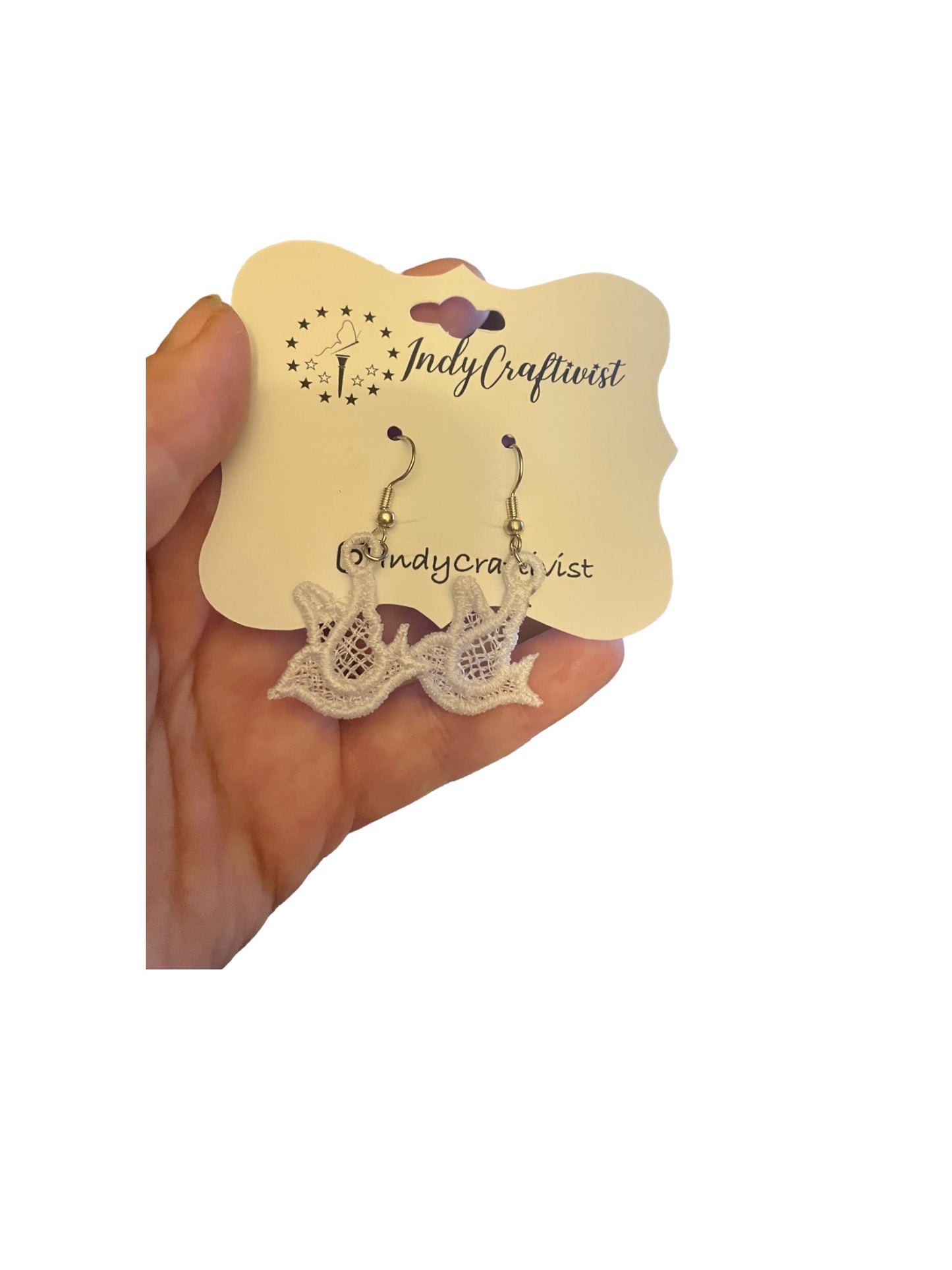 Small Dove Earrings