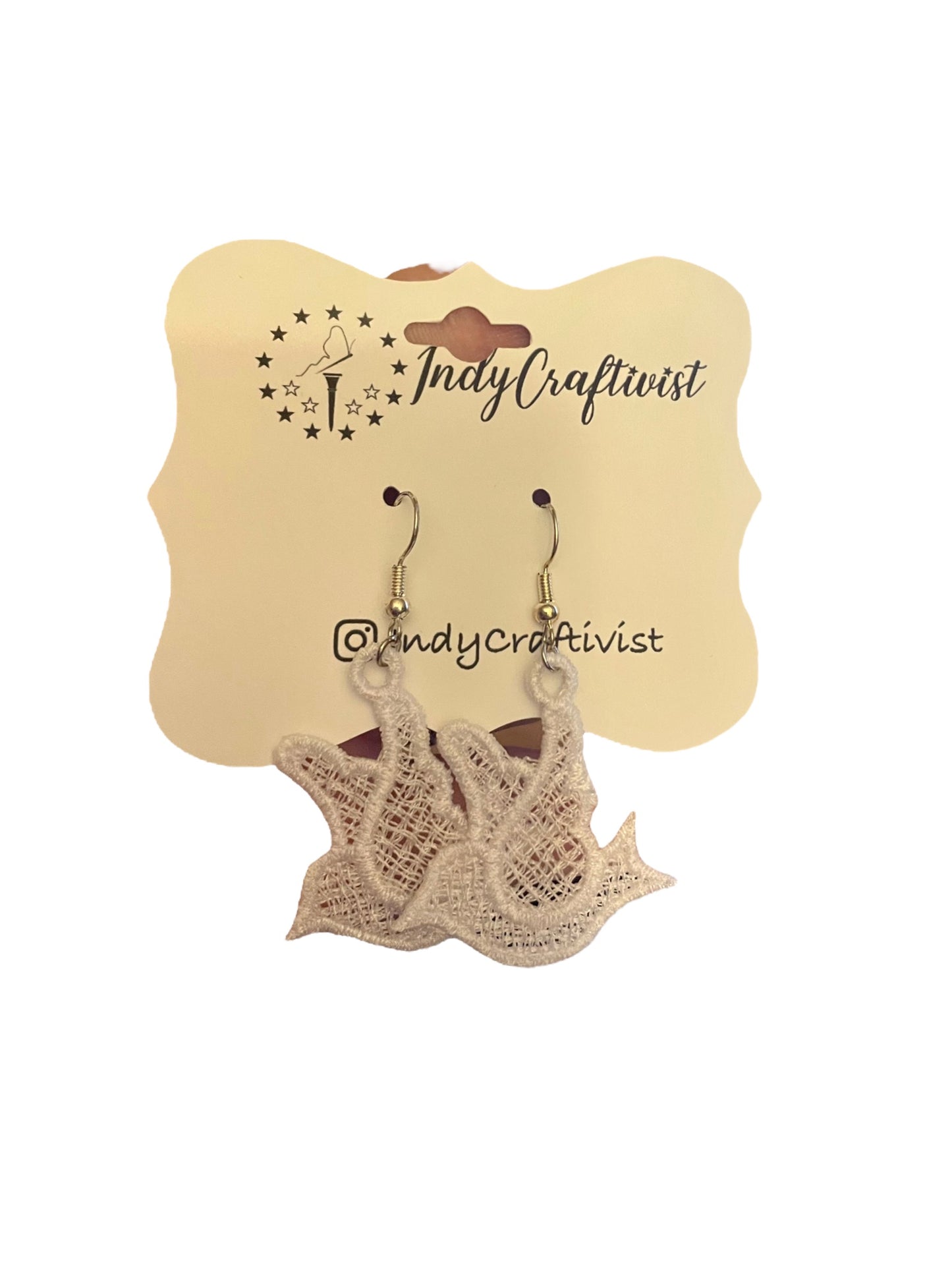 Large Dove Earrings