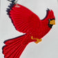 Made-To-Order Freestanding Lace Flying Cardinal