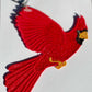 Made-To-Order Freestanding Lace Flying Cardinal