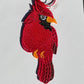 Made-To-Order Freestanding Lace Sitting Cardinal