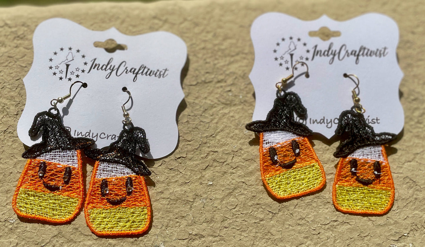 Made-To-Order Candy Corn Earrings