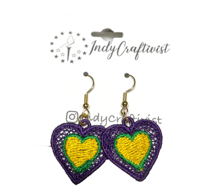 Double Heart Earring