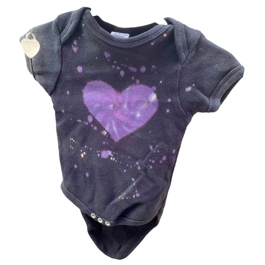 6-12M Reverse Dyed Tie Dyed Infant Bodysuit