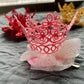 Made-to-Order Freestanding Lace Beautiful Machine Embroidered Crown Barrette