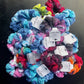 Hand Dyed Tie Dye Scrunchie