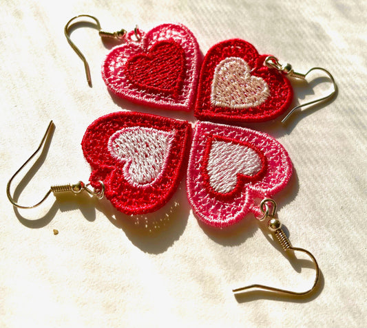 Double Heart Earring